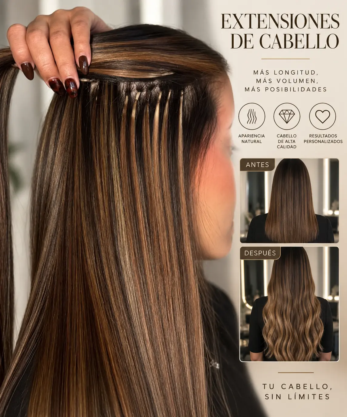 Extensiones de Cabello en Bella Salon by Arlene López, Caguas