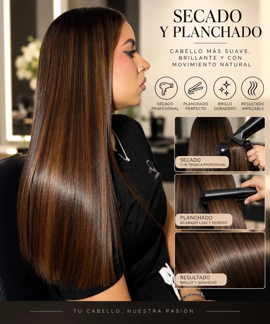 Secado y Planchado en Bella Salon by Arlene López, Caguas