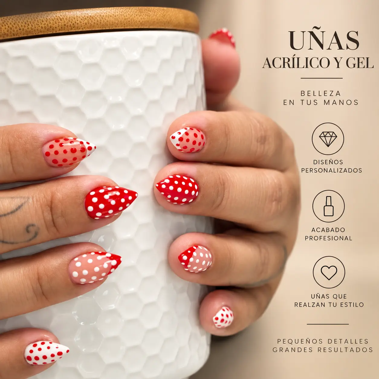 Uñas Acrílico y Gel en Bella Salon by Arlene López, Caguas